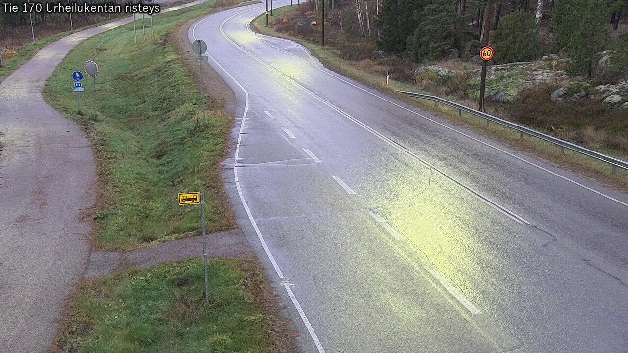 Kelikamerat Kuva Tie 170 Virolahti Urheilukentän risteys, Virolahti, Kymenlaakso