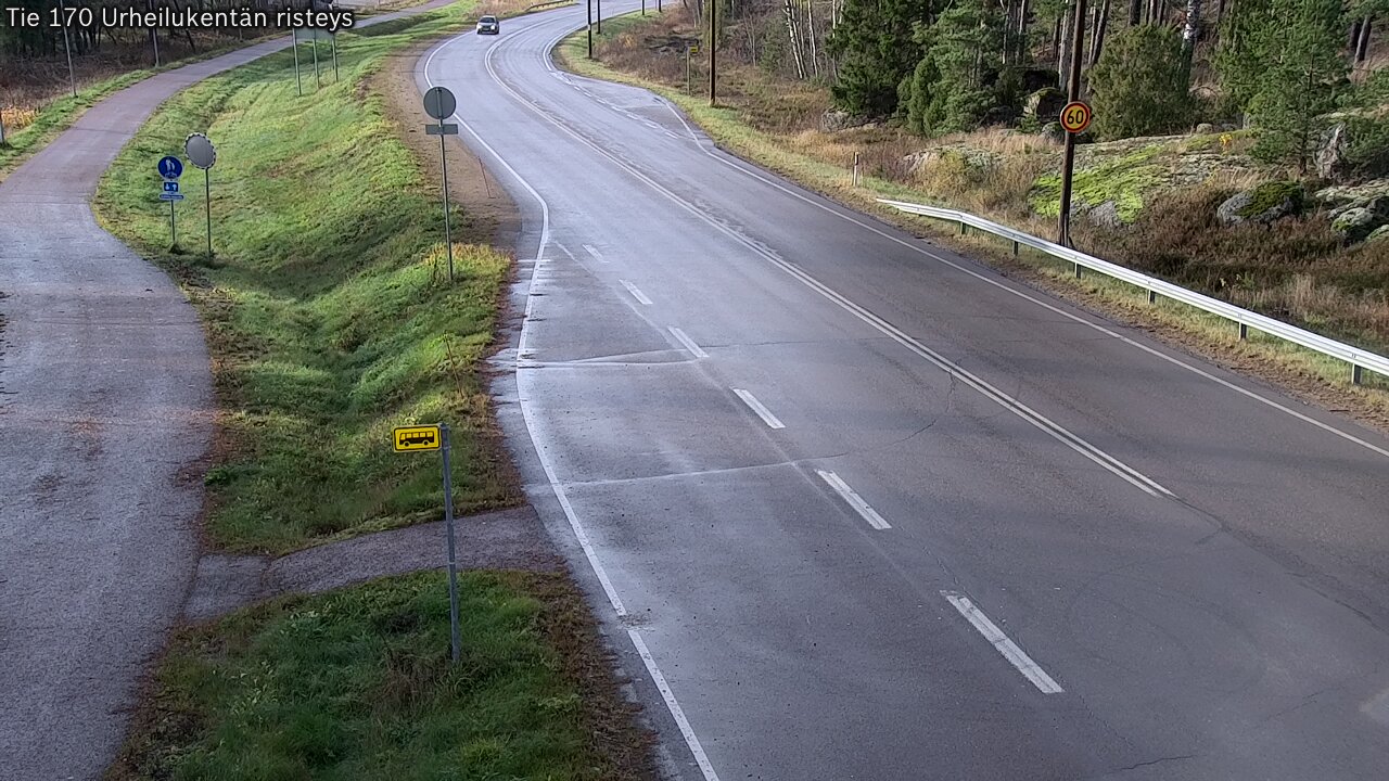 Kelikamerat Kuva Tie 170 Virolahti Urheilukentän risteys, Virolahti, Kymenlaakso