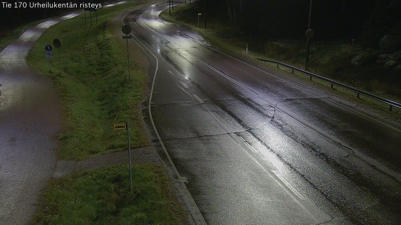 Kelikamerat Kuva Tie 170 Virolahti Urheilukentän risteys, Virolahti, Kymenlaakso