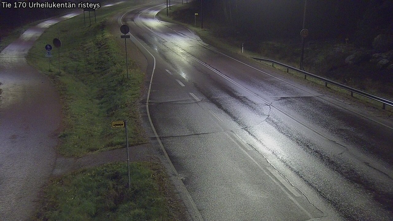 Kelikamerat Kuva Tie 170 Virolahti Urheilukentän risteys, Virolahti, Kymenlaakso