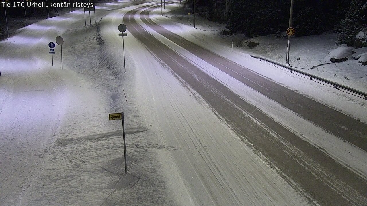 Kelikamerat Kuva Tie 170 Virolahti Urheilukentän risteys, Virolahti, Kymenlaakso