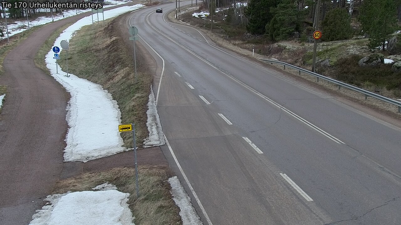 Kelikamerat Kuva Tie 170 Virolahti Urheilukentän risteys, Virolahti, Kymenlaakso