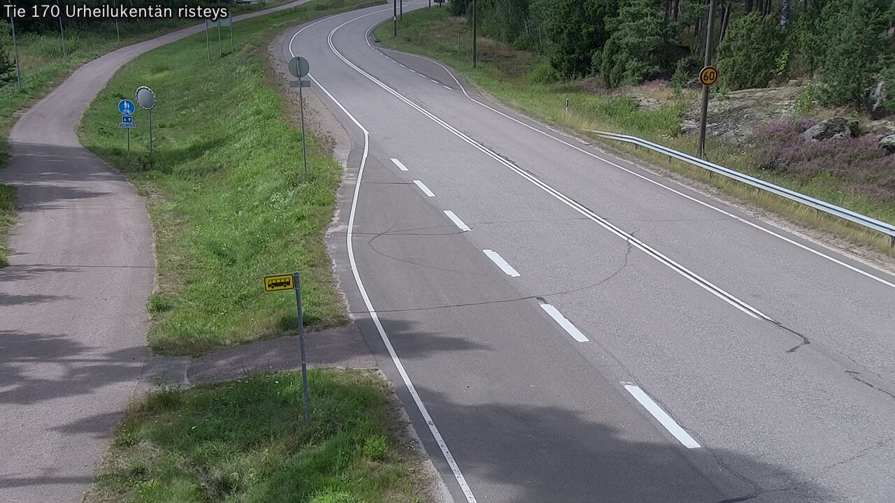 Kelikamerat Kuva Tie 170 Virolahti Urheilukentän risteys, Virolahti, Kymenlaakso
