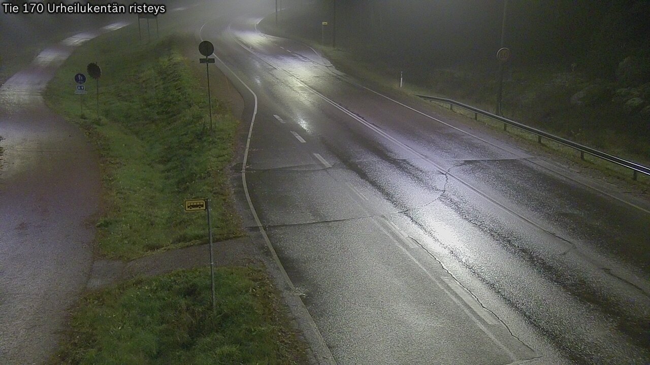 Kelikamerat Kuva Tie 170 Virolahti Urheilukentän risteys, Virolahti, Kymenlaakso