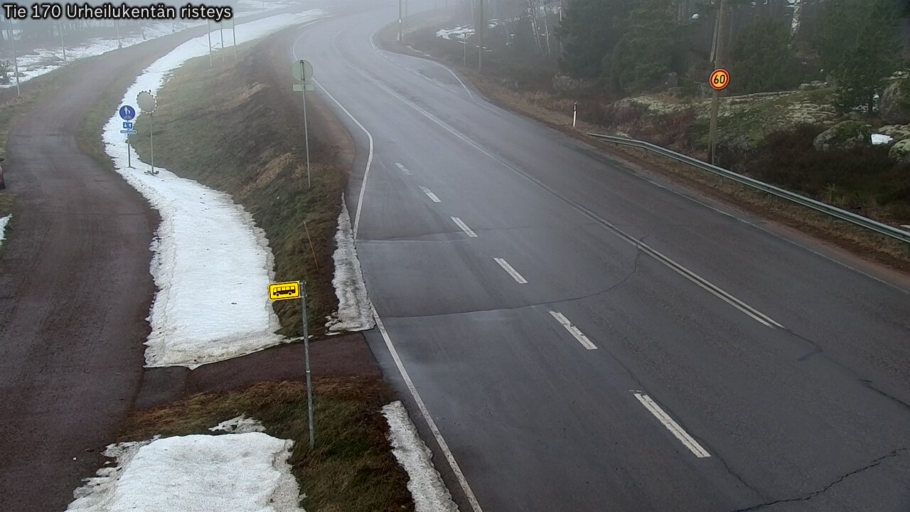 Kelikamerat Kuva Tie 170 Virolahti Urheilukentän risteys, Virolahti, Kymenlaakso