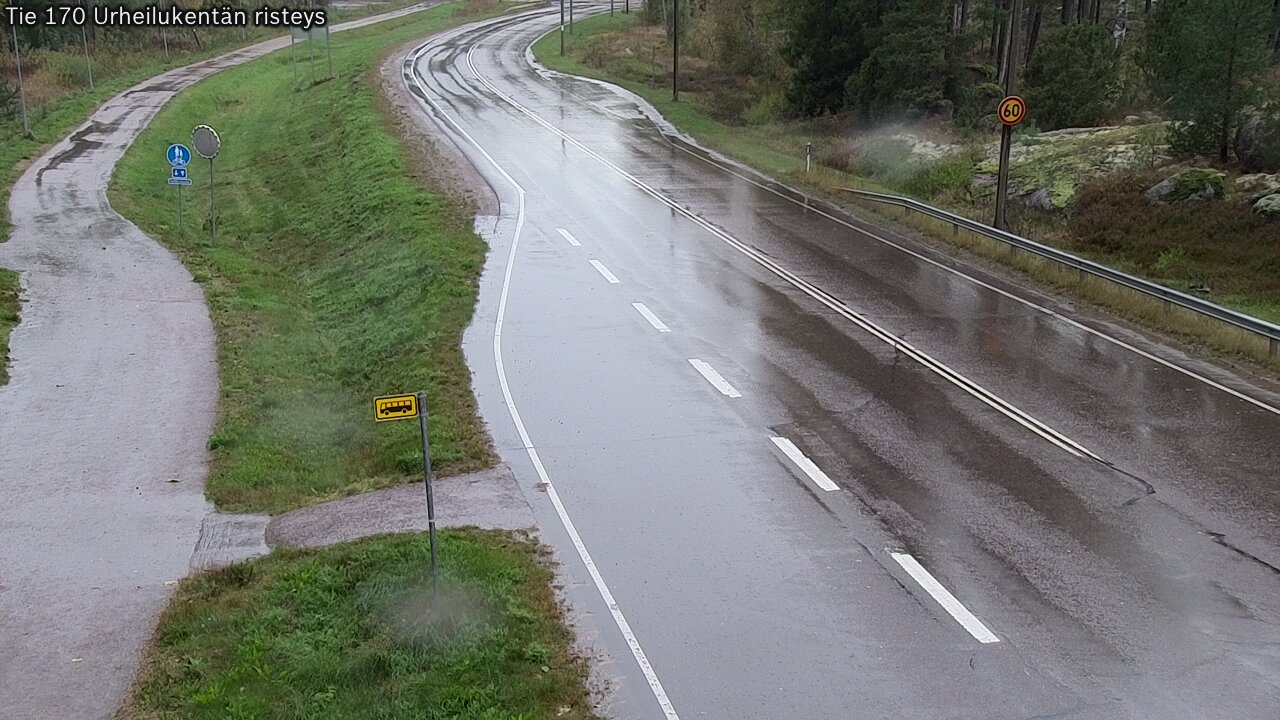 Kelikamerat Kuva Tie 170 Virolahti Urheilukentän risteys, Virolahti, Kymenlaakso