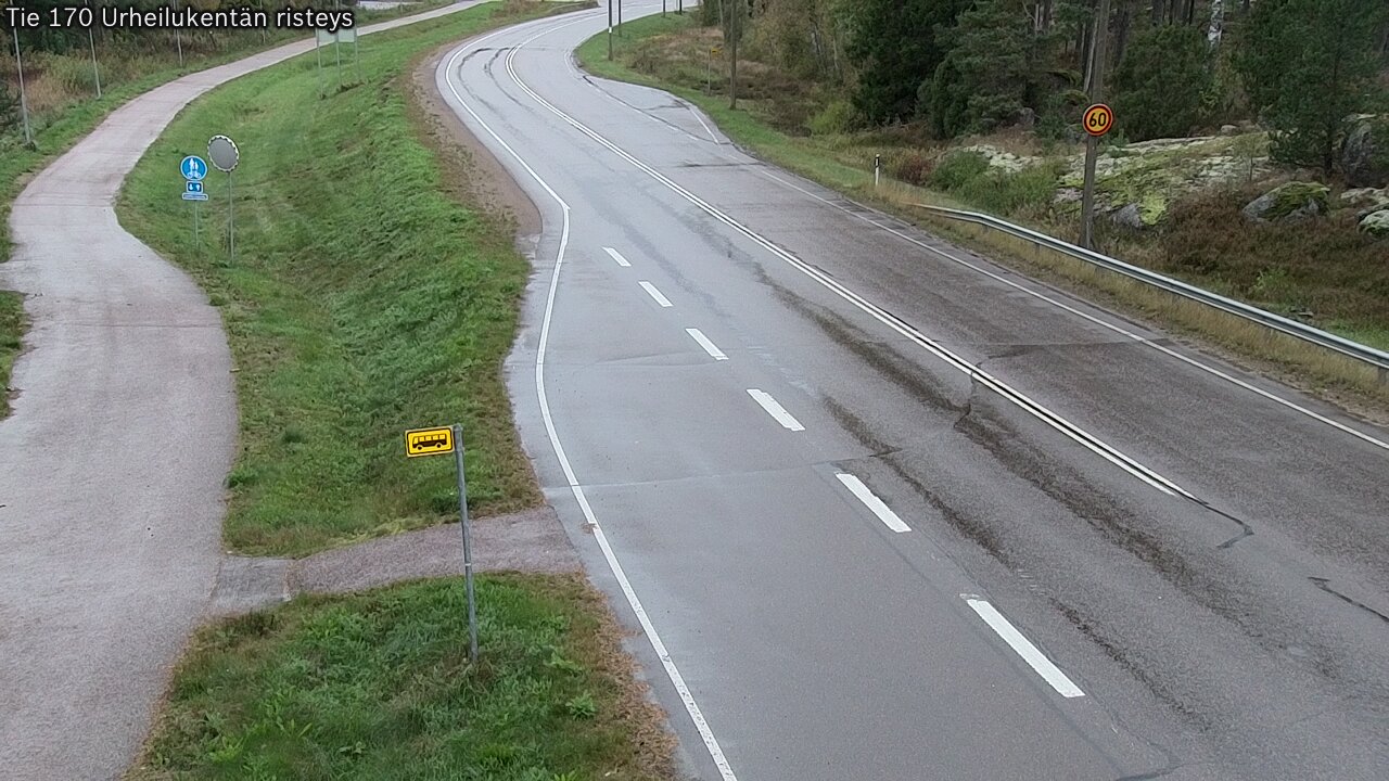 Kelikamerat Kuva Tie 170 Virolahti Urheilukentän risteys, Virolahti, Kymenlaakso