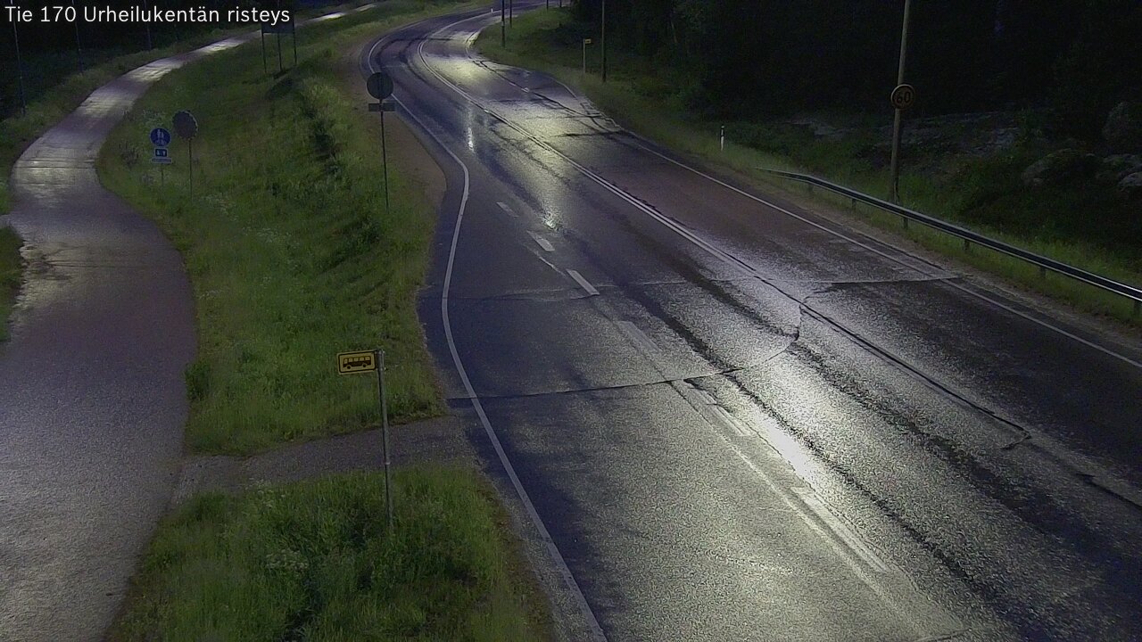 Kelikamerat Kuva Tie 170 Virolahti Urheilukentän risteys, Virolahti, Kymenlaakso