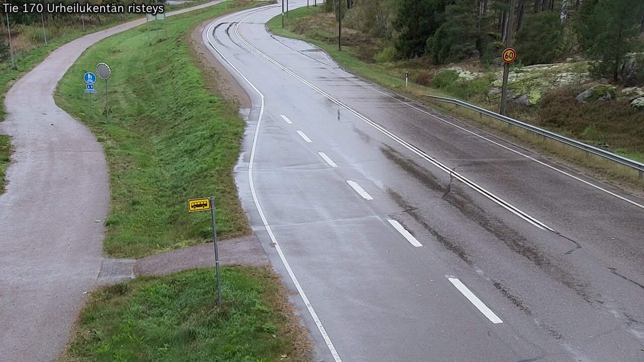 Kelikamerat Kuva Tie 170 Virolahti Urheilukentän risteys, Virolahti, Kymenlaakso