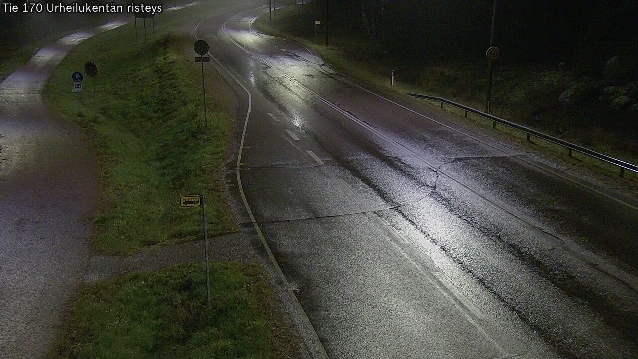 Kelikamerat Kuva Tie 170 Virolahti Urheilukentän risteys, Virolahti, Kymenlaakso