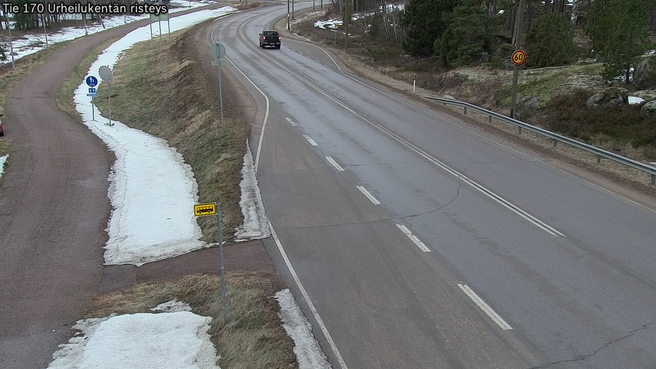 Kelikamerat Kuva Tie 170 Virolahti Urheilukentän risteys, Virolahti, Kymenlaakso