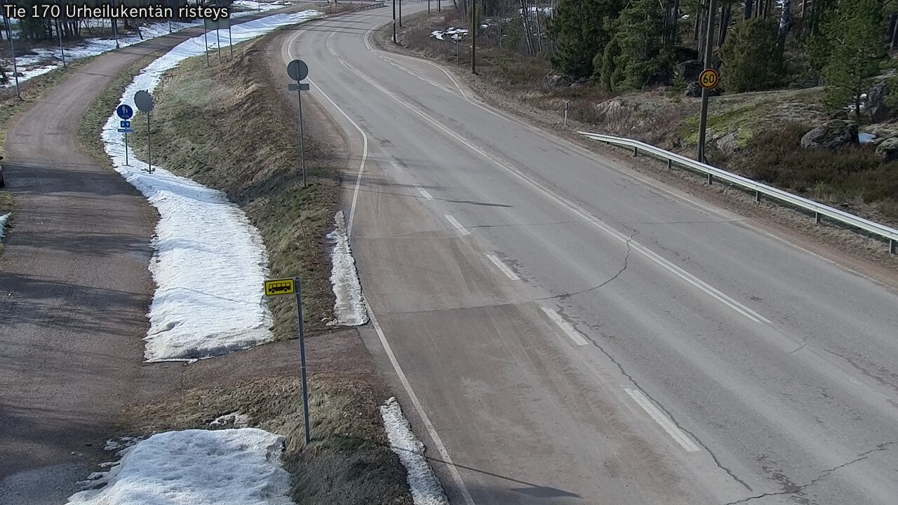 Weather Camera Image Road 170 Virolahti Sports field crossing, Virolahti, Kymenlaakso