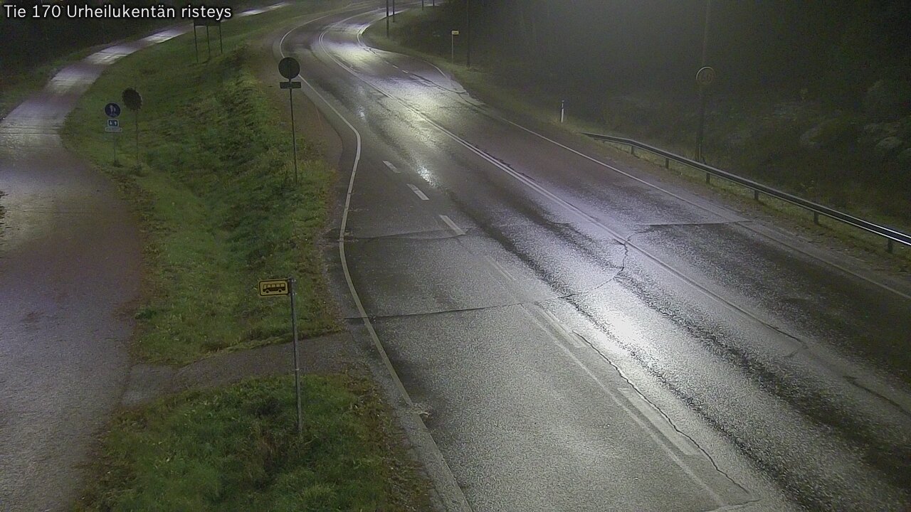 Kelikamerat Kuva Tie 170 Virolahti Urheilukentän risteys, Virolahti, Kymenlaakso