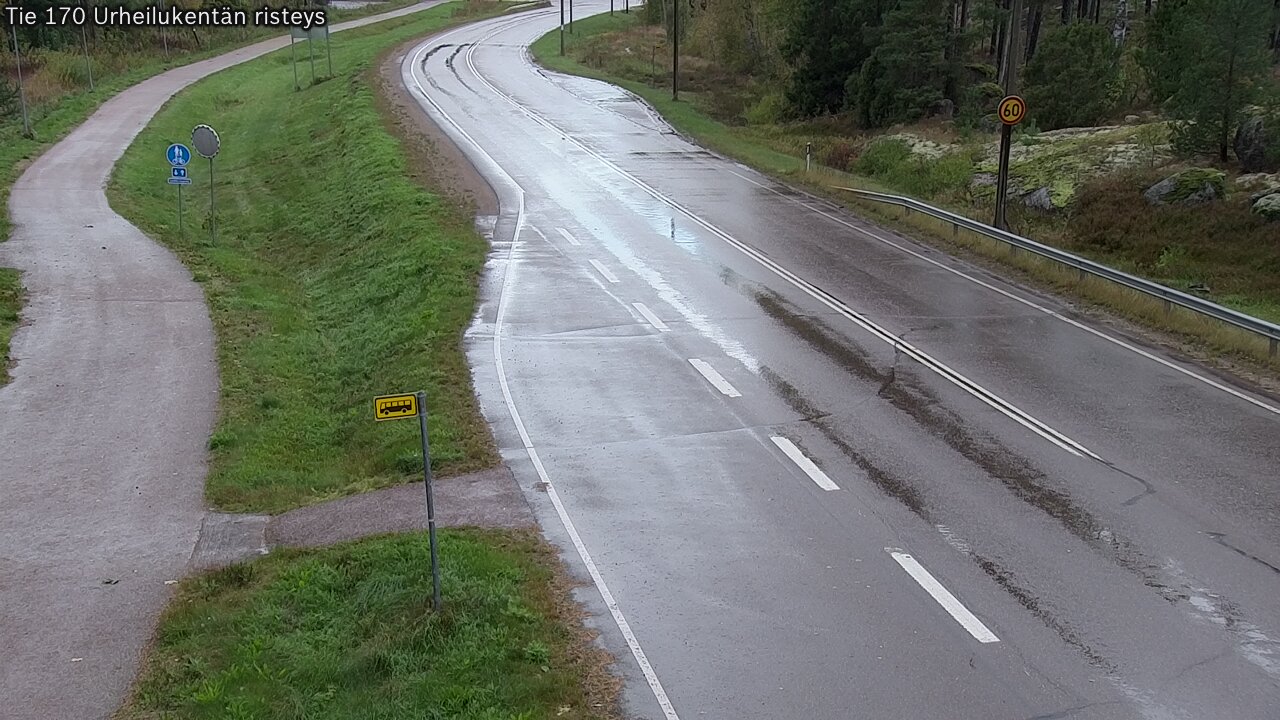 Kelikamerat Kuva Tie 170 Virolahti Urheilukentän risteys, Virolahti, Kymenlaakso