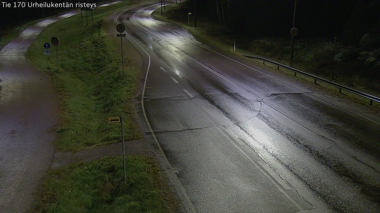 Kelikamerat Kuva Tie 170 Virolahti Urheilukentän risteys, Virolahti, Kymenlaakso