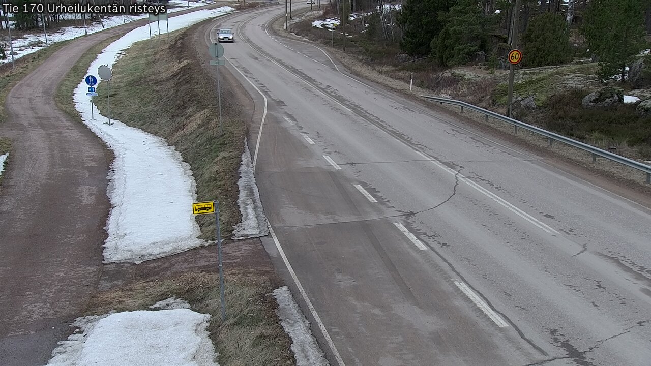 Kelikamerat Kuva Tie 170 Virolahti Urheilukentän risteys, Virolahti, Kymenlaakso