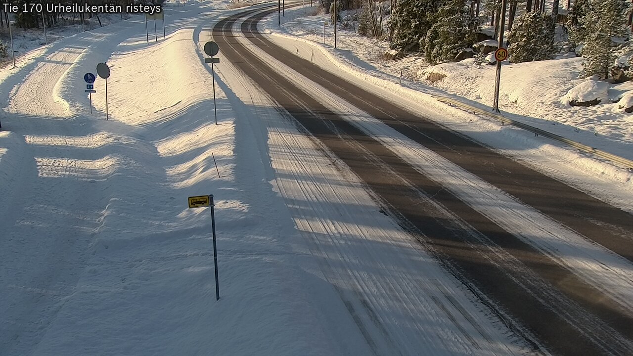 Kelikamerat Kuva Tie 170 Virolahti Urheilukentän risteys, Virolahti, Kymenlaakso