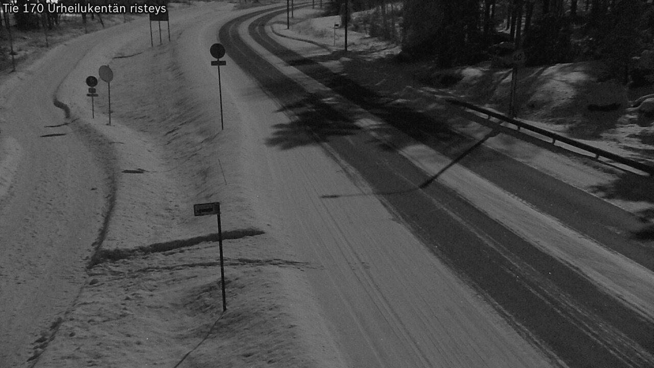 Kelikamerat Kuva Tie 170 Virolahti Urheilukentän risteys, Virolahti, Kymenlaakso