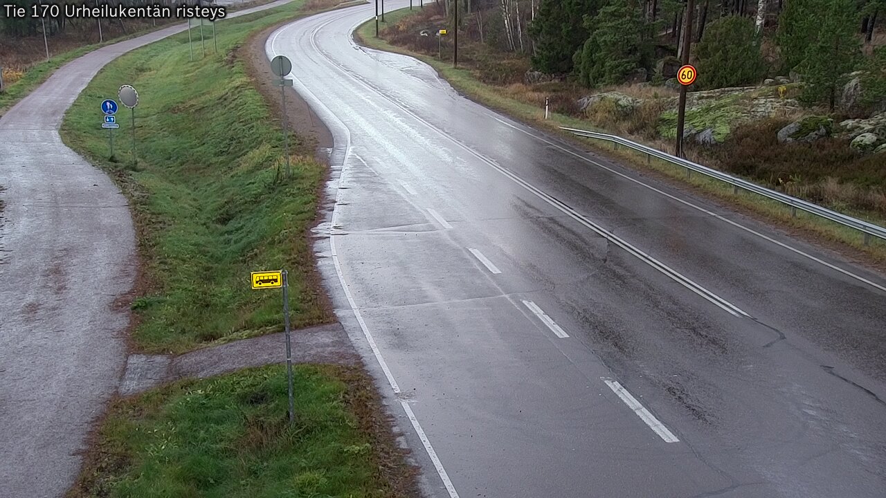 Kelikamerat Kuva Tie 170 Virolahti Urheilukentän risteys, Virolahti, Kymenlaakso