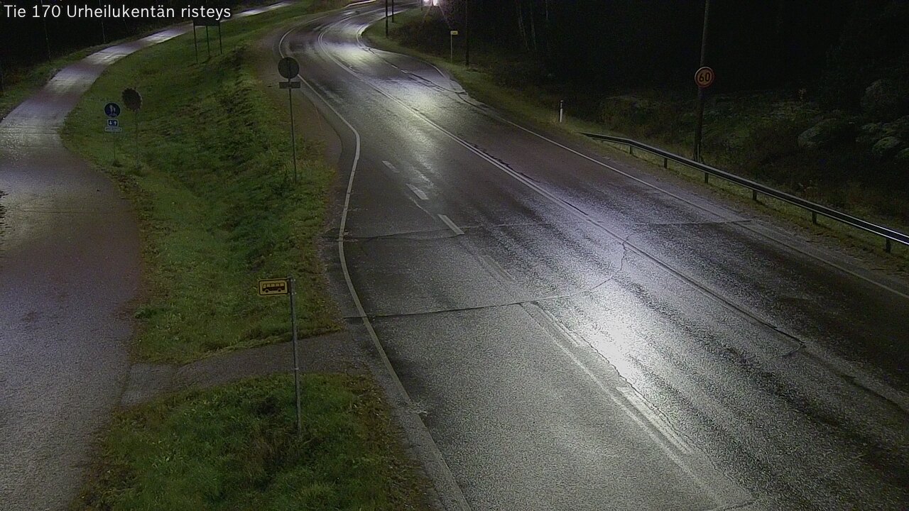 Kelikamerat Kuva Tie 170 Virolahti Urheilukentän risteys, Virolahti, Kymenlaakso