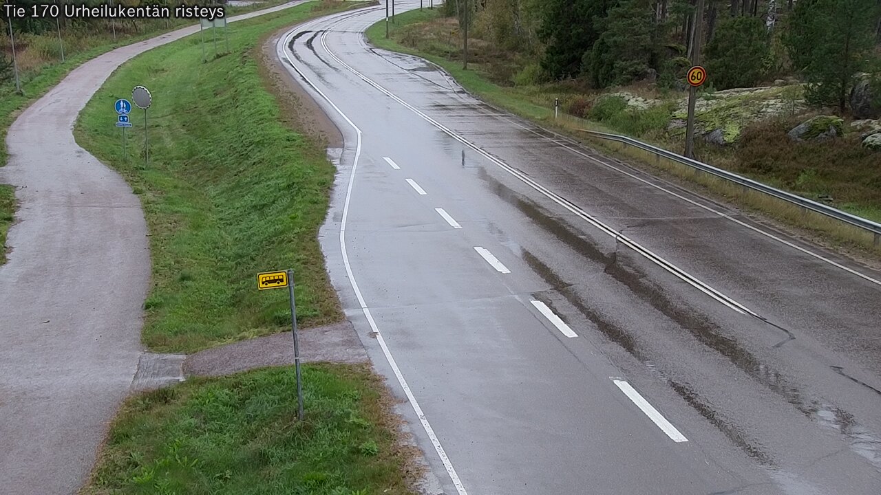 Kelikamerat Kuva Tie 170 Virolahti Urheilukentän risteys, Virolahti, Kymenlaakso