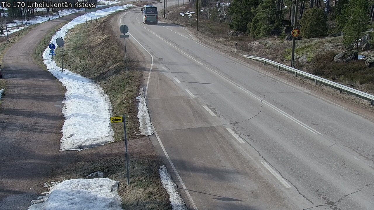 Weather Camera Image Road 170 Virolahti Sports field crossing, Virolahti, Kymenlaakso
