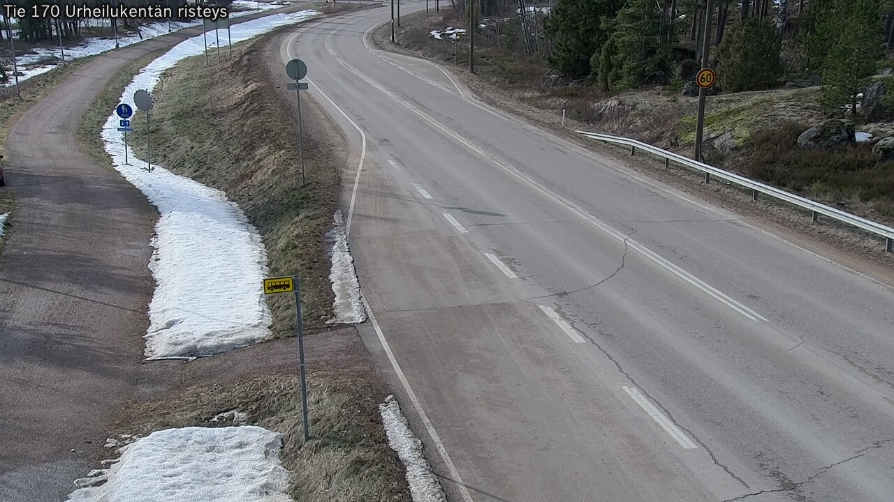 Weather Camera Image Road 170 Virolahti Sports field crossing, Virolahti, Kymenlaakso