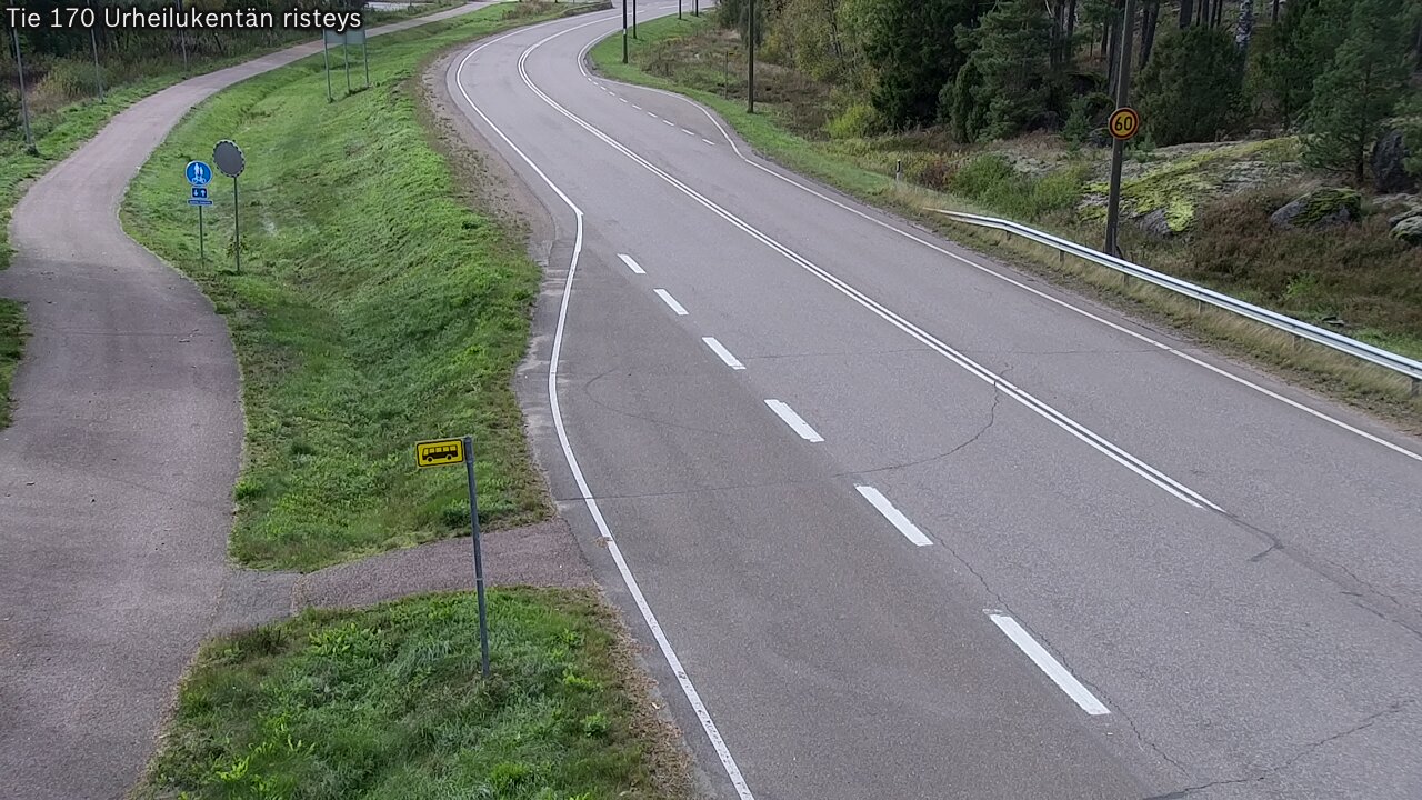 Kelikamerat Kuva Tie 170 Virolahti Urheilukentän risteys, Virolahti, Kymenlaakso