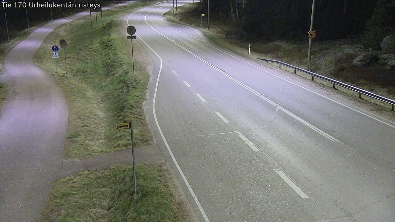 Weather Camera Image Road 170 Virolahti Sports field crossing, Virolahti, Kymenlaakso