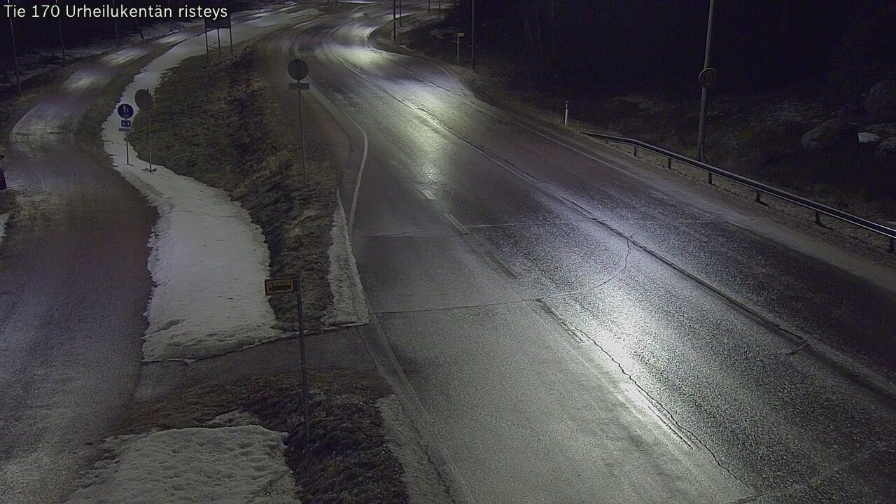 Kelikamerat Kuva Tie 170 Virolahti Urheilukentän risteys, Virolahti, Kymenlaakso