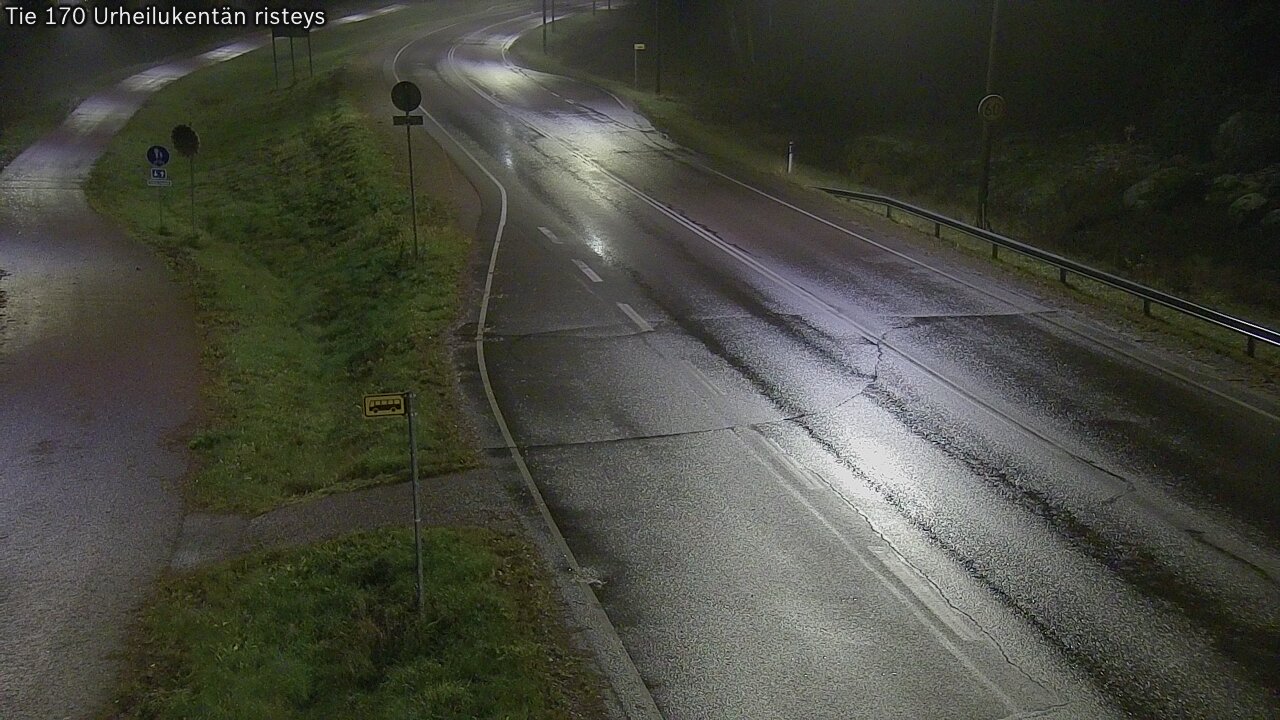 Kelikamerat Kuva Tie 170 Virolahti Urheilukentän risteys, Virolahti, Kymenlaakso