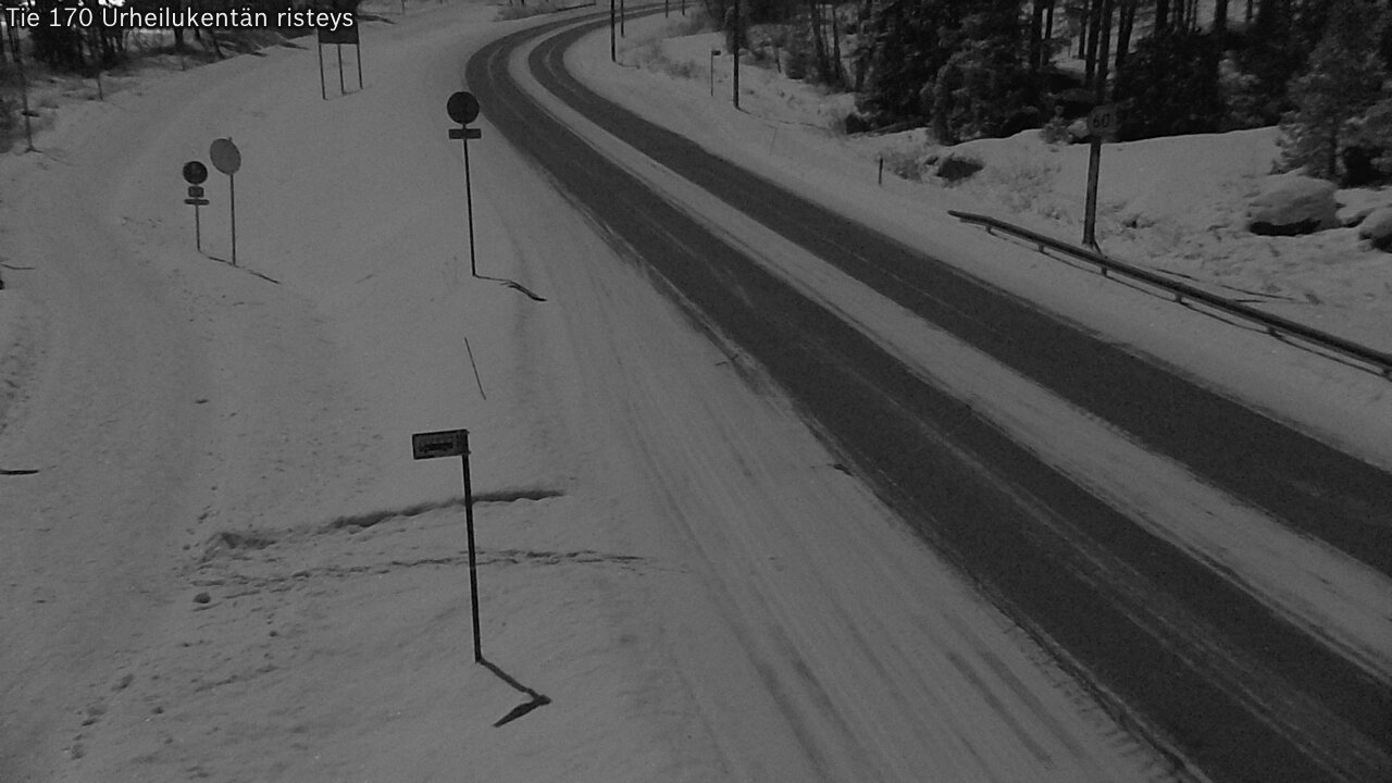 Kelikamerat Kuva Tie 170 Virolahti Urheilukentän risteys, Virolahti, Kymenlaakso