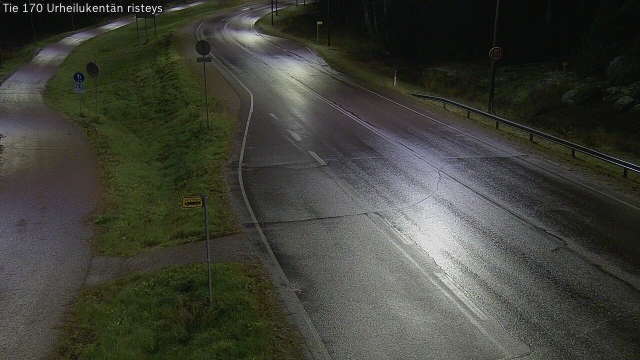 Kelikamerat Kuva Tie 170 Virolahti Urheilukentän risteys, Virolahti, Kymenlaakso