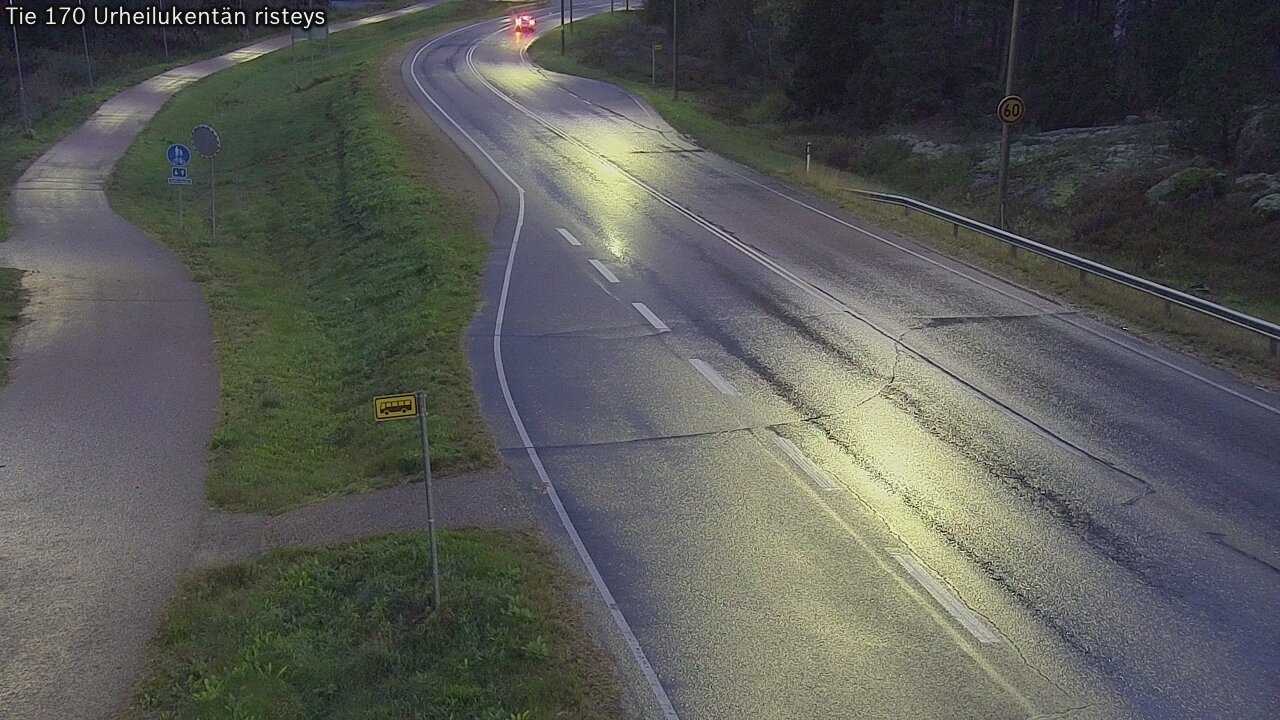 Kelikamerat Kuva Tie 170 Virolahti Urheilukentän risteys, Virolahti, Kymenlaakso