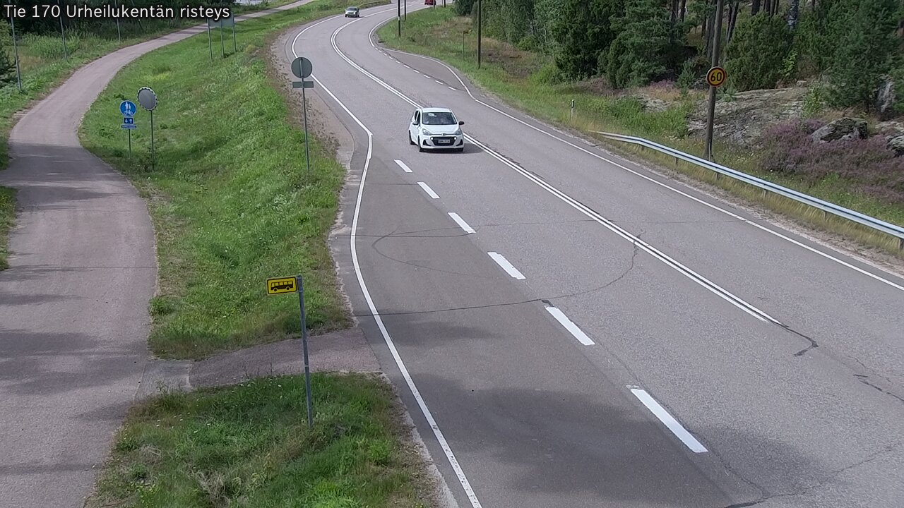 Kelikamerat Kuva Tie 170 Virolahti Urheilukentän risteys, Virolahti, Kymenlaakso