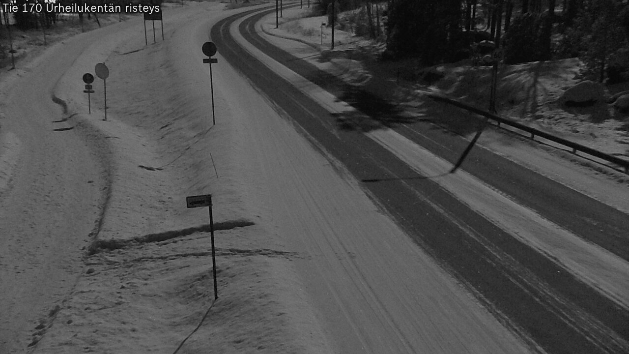 Kelikamerat Kuva Tie 170 Virolahti Urheilukentän risteys, Virolahti, Kymenlaakso