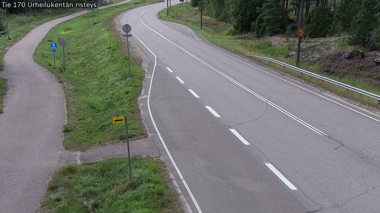 Kelikamerat Kuva Tie 170 Virolahti Urheilukentän risteys, Virolahti, Kymenlaakso