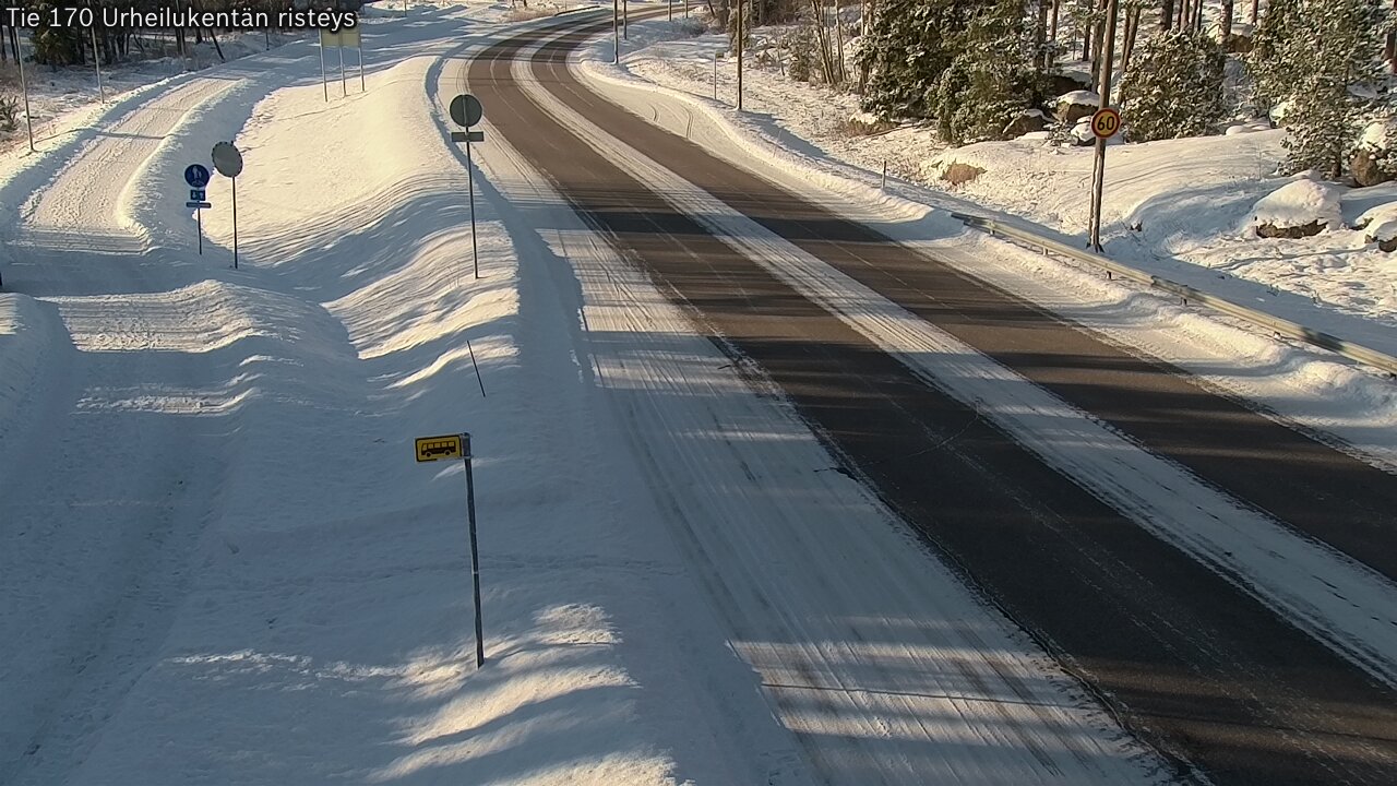 Weather Camera Image Road 170 Virolahti Sports field crossing, Virolahti, Kymenlaakso