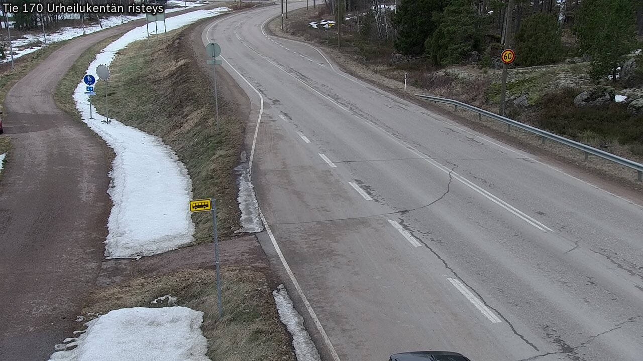 Weather Camera Image Road 170 Virolahti Sports field crossing, Virolahti, Kymenlaakso