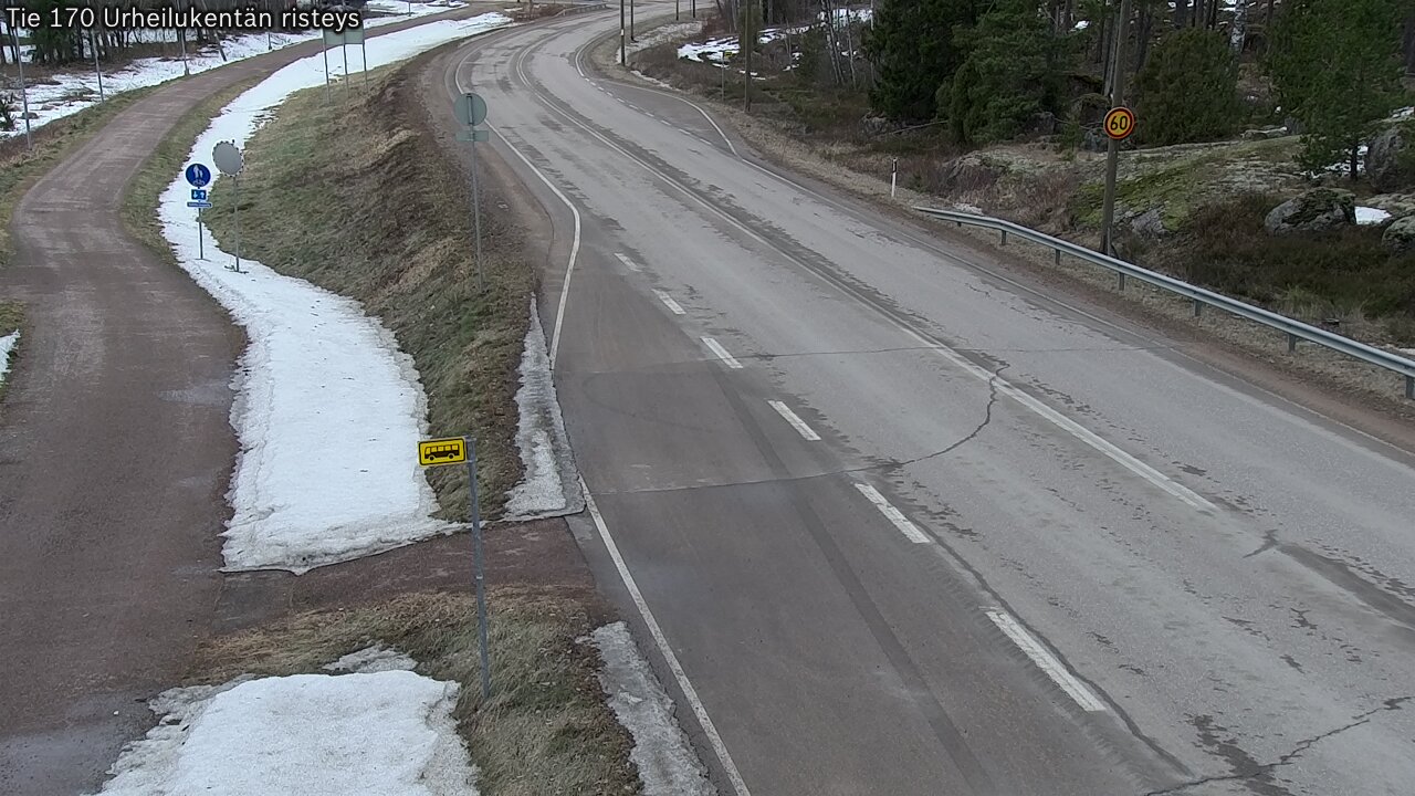 Kelikamerat Kuva Tie 170 Virolahti Urheilukentän risteys, Virolahti, Kymenlaakso