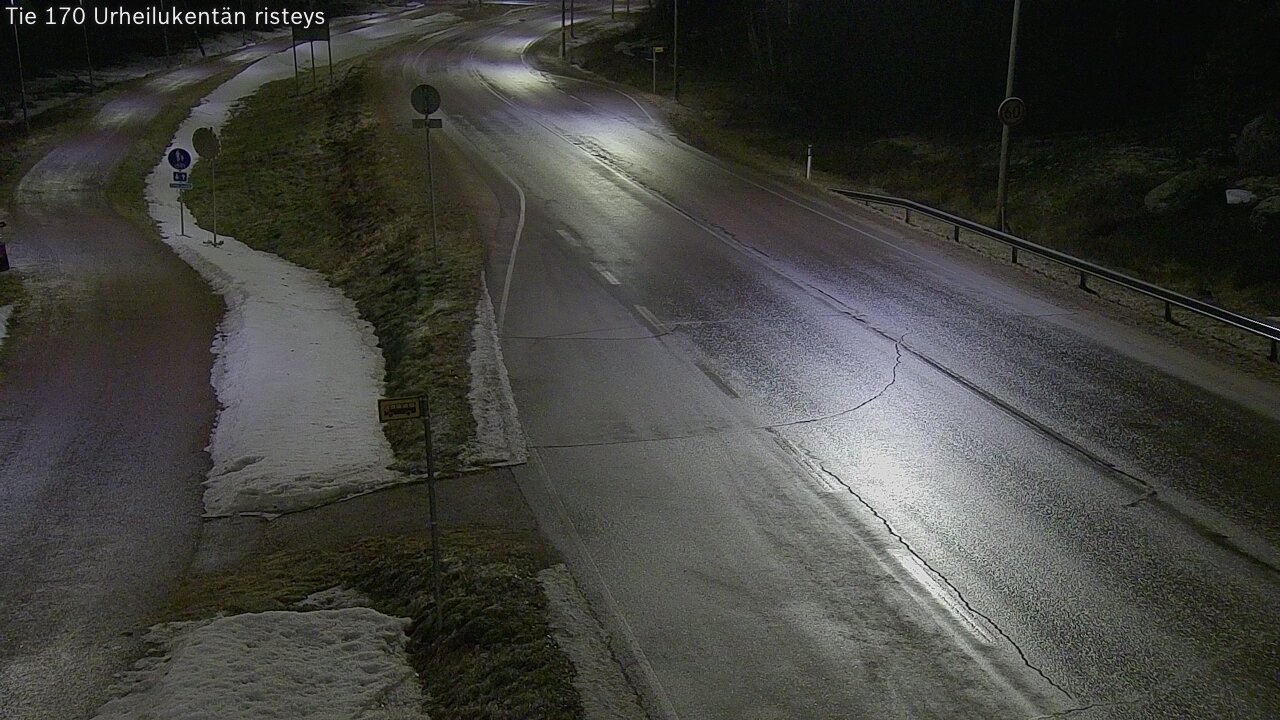 Kelikamerat Kuva Tie 170 Virolahti Urheilukentän risteys, Virolahti, Kymenlaakso