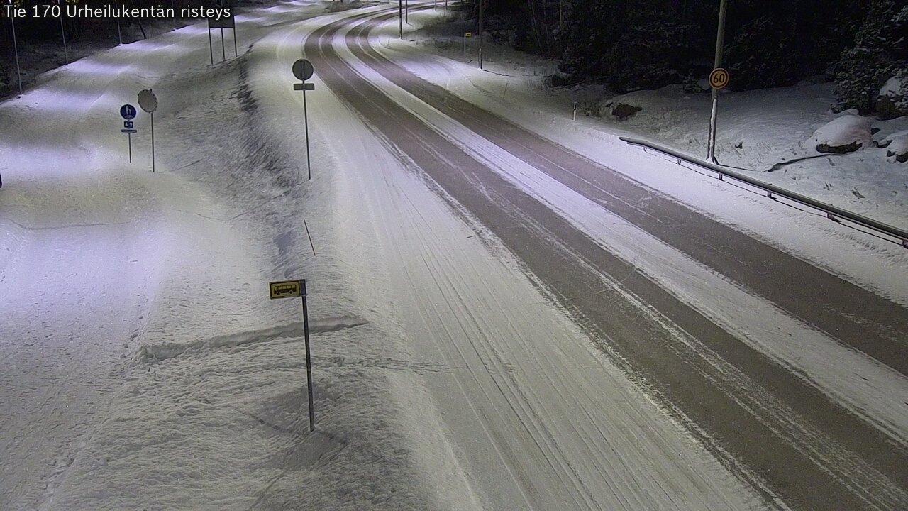 Kelikamerat Kuva Tie 170 Virolahti Urheilukentän risteys, Virolahti, Kymenlaakso