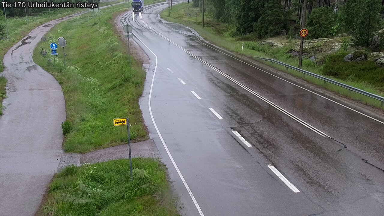 Kelikamerat Kuva Tie 170 Virolahti Urheilukentän risteys, Virolahti, Kymenlaakso