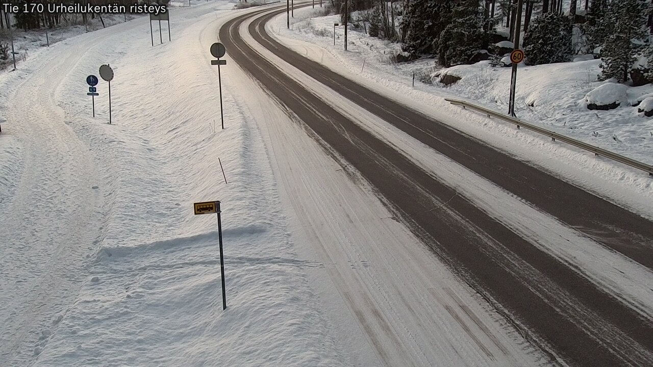 Kelikamerat Kuva Tie 170 Virolahti Urheilukentän risteys, Virolahti, Kymenlaakso