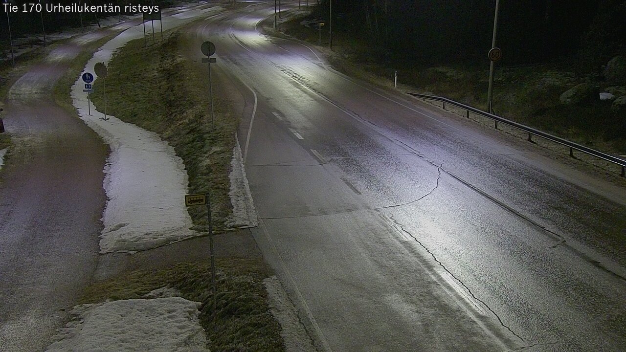 Kelikamerat Kuva Tie 170 Virolahti Urheilukentän risteys, Virolahti, Kymenlaakso