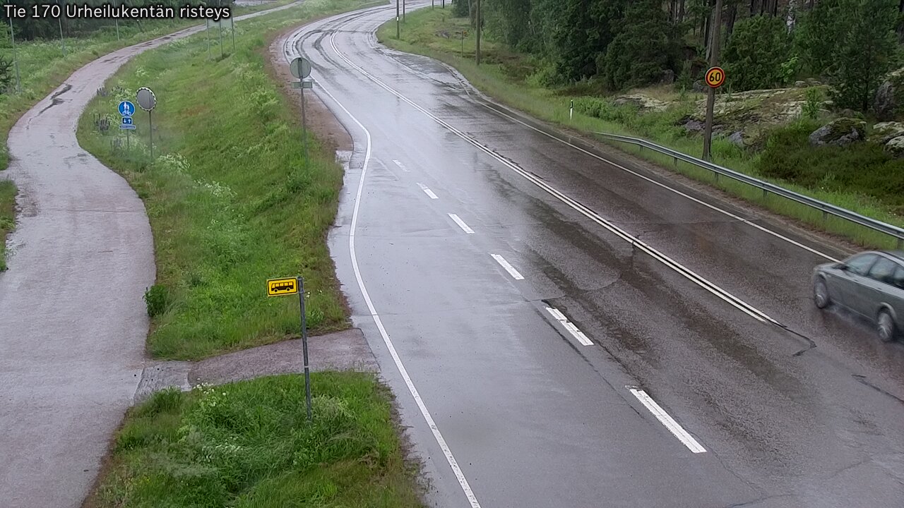 Kelikamerat Kuva Tie 170 Virolahti Urheilukentän risteys, Virolahti, Kymenlaakso