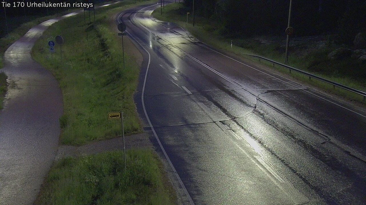 Kelikamerat Kuva Tie 170 Virolahti Urheilukentän risteys, Virolahti, Kymenlaakso