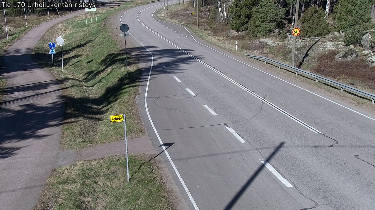 Weather Camera Image Road 170 Virolahti Sports field crossing, Virolahti, Kymenlaakso