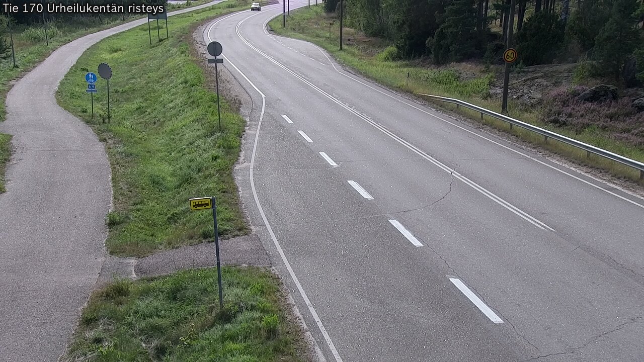 Kelikamerat Kuva Tie 170 Virolahti Urheilukentän risteys, Virolahti, Kymenlaakso