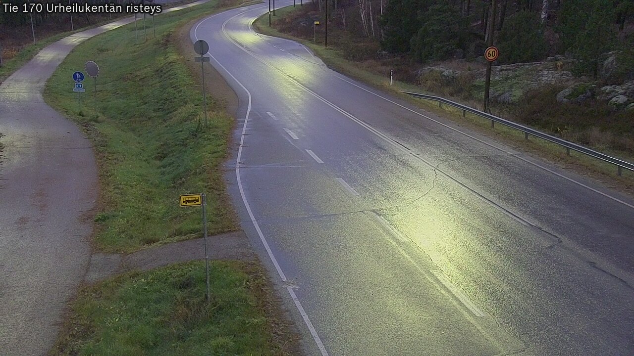 Kelikamerat Kuva Tie 170 Virolahti Urheilukentän risteys, Virolahti, Kymenlaakso